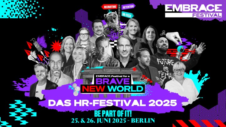 EMBRACE Festival 2025: mutig mit aktuellen HR Themen umgehen