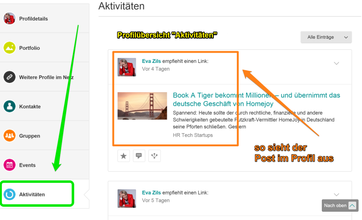 XING-weitere-profile-im-Netz-RSSFeed-Post-im-Profil-Aktivitäten
