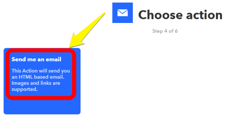 IFTTT-choose-action